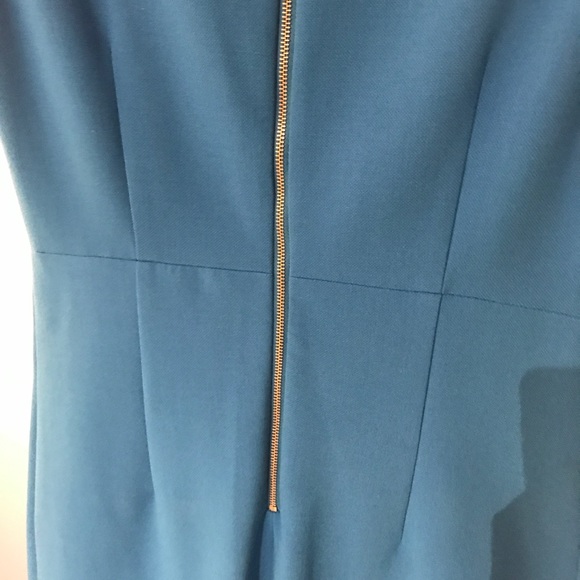 DVF Diane von Furstenberg blue sleeveless dress - Picture 4 of 7